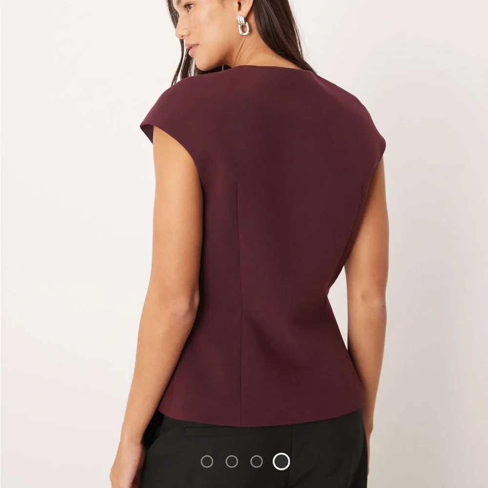 ASOS Design Grown-On Cap Sleeve Vest - Picture 4 of 7